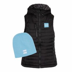 Women's Vest & Beanie (Black)