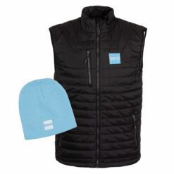 Men's Vest & Beanie (Black)